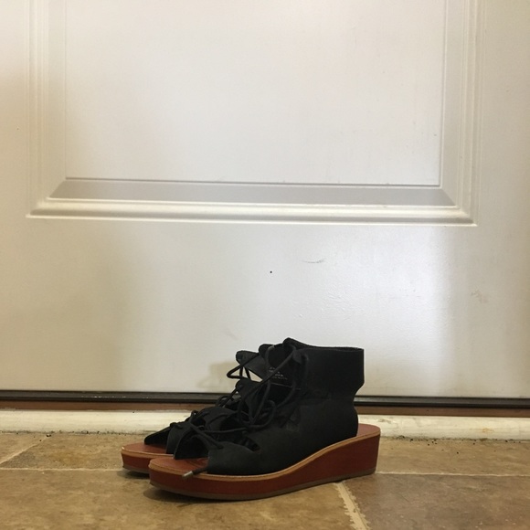 SOLD — Black Gladiator Sandals - Picture 1 of 4